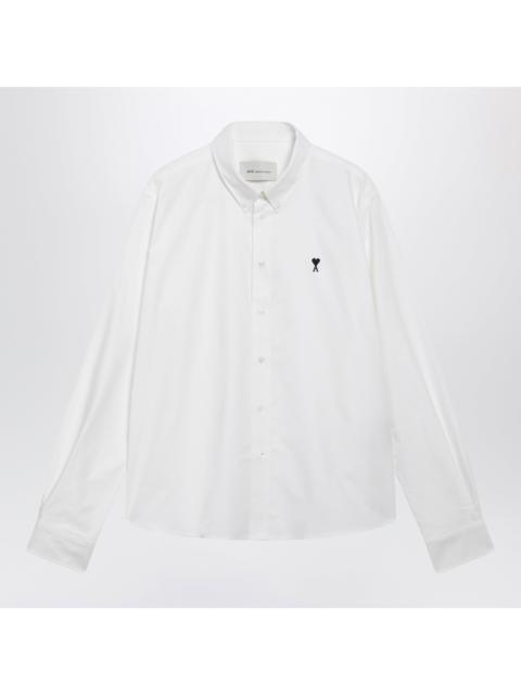 AMI Paris Ami Paris White Ami De Coeur Shirt In Cotton Men