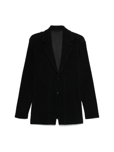 ISSEY MIYAKE SS25 PLEATED JACKET - BLACK