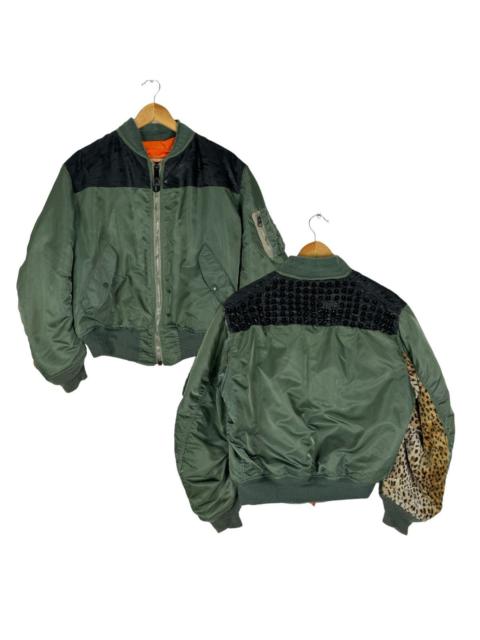 Other Designers 🌟ALPHA INDUSTRIES MA-1 FLYERS BOMBER STUD RIOT JACKET