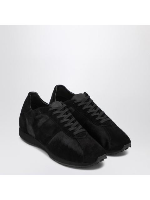 The Row The Row Black sneaker in pony and velvet