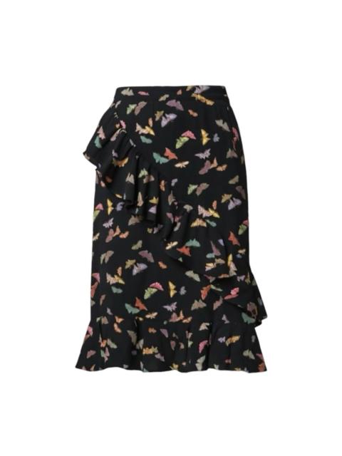 Valentino Vintage Valentino Butterfly Ruffle Skirt