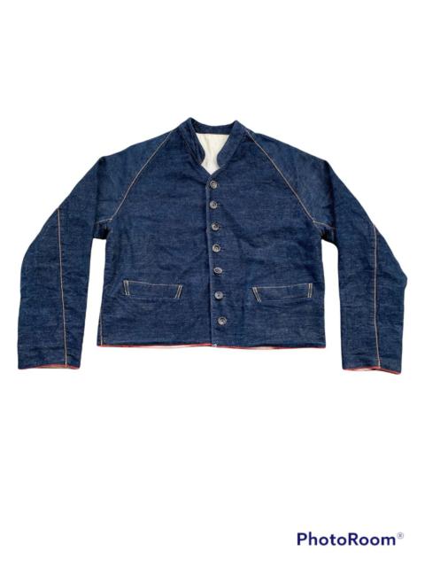 Kapital Kapital Legs Selvadge Denim Bomber Jacket