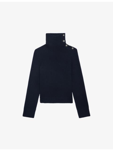 Zadig & Voltaire Nalma high-neck cashmere jumper
