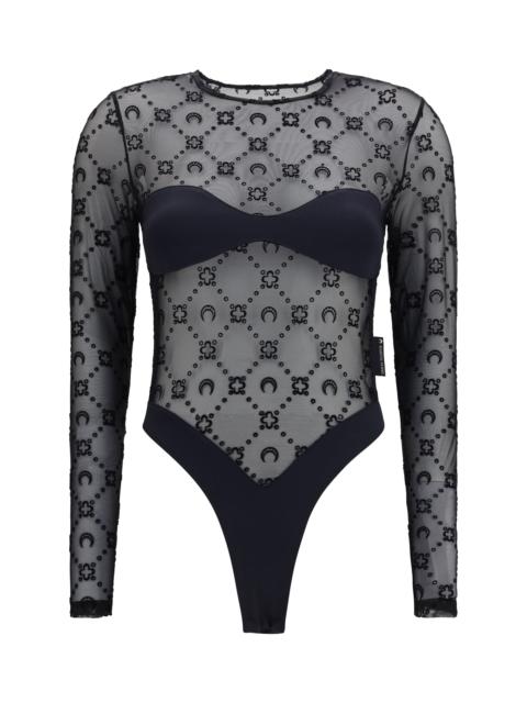 Marine Serre Marine Serre Mesh Body With Moon Motif