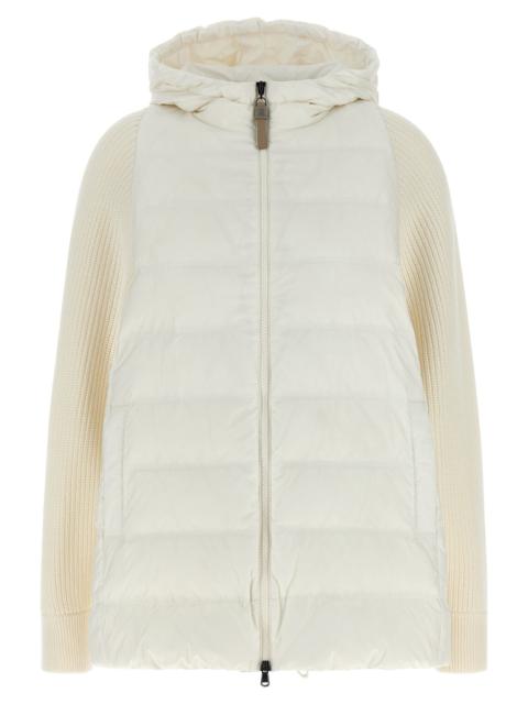 Brunello Cucinelli Brunello Cucinelli Women 'Shiny Zipper Pull' Down Jacket