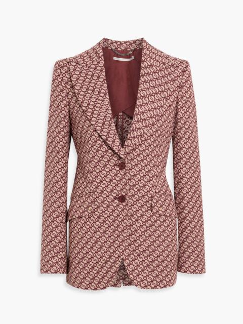 Stella McCartney Wool-blend jacquard blazer