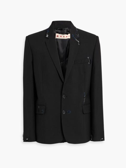 Marni Embellished wool blazer