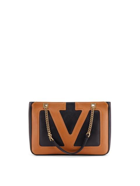 Valentino Valentino Garavani Black Nappa Leather Small Viva Superstar Shoulder Bag