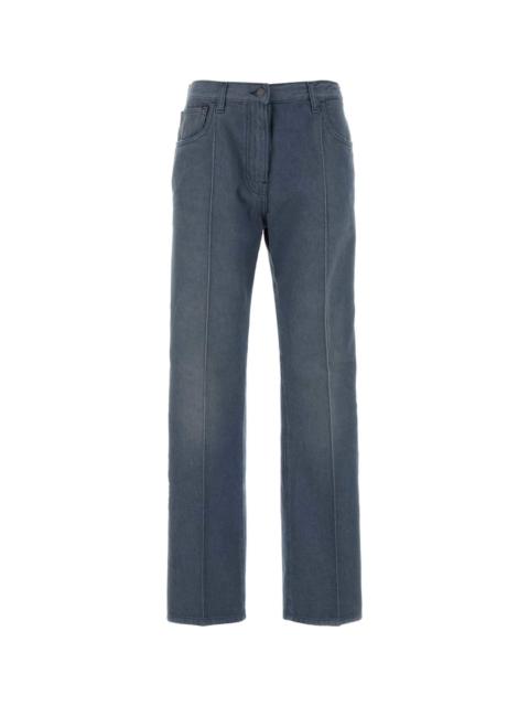 Prada Cerulean Blue Denim Jeans