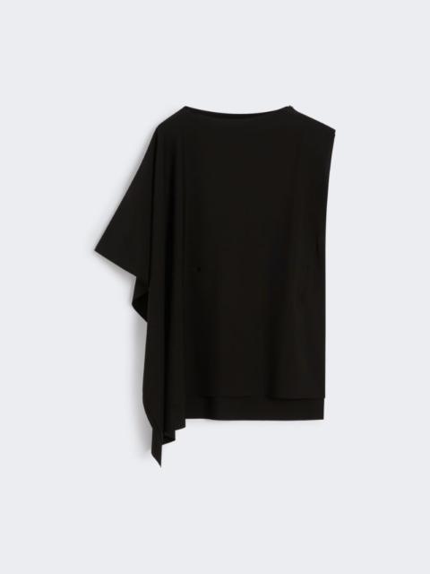 Sportmax Asymmetric jersey top
