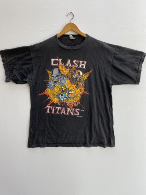 Other Designers Vintage Clash Of The Titans Europe Tour 1991 Tee