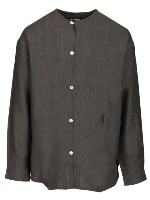 JACQUEMUS Jacquemus Men Pastro Linen Shirt