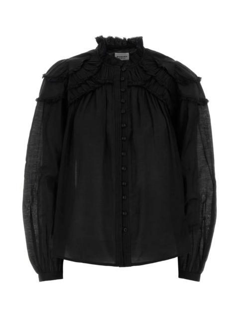 Isabel Marant Étoile Isabel Marant Etoile Women Black Cotton Blend Christa Shirt