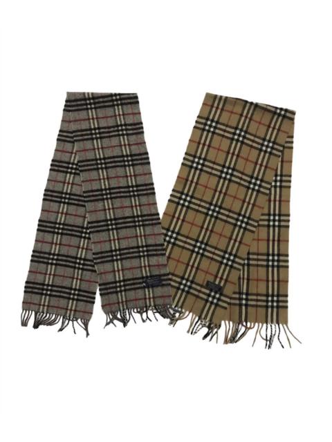 Vintage Burberry of London scarf mufller novacheck England