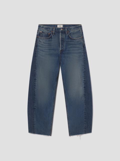 AGOLDE LUNA HIGH RISE PIECED TAPER IN SPLIT