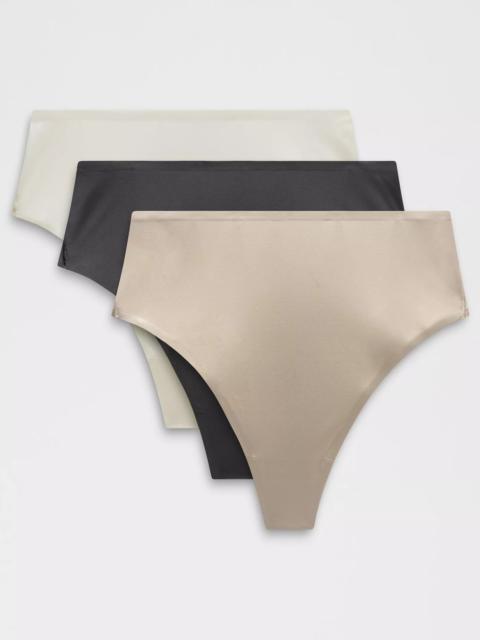 lululemon Wundermost Ultra-Soft Nulu High-Waist Thong Underwear *3 Pack