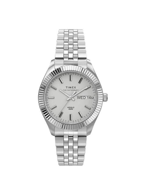 Other Designers Timex Legacy Boyfriend Quartz Silver Dial Ladies Watch TW2U78700