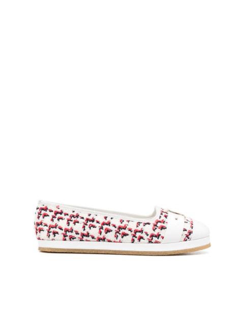FERRAGAMO Ferragamo Womens White Ballerinas Flats