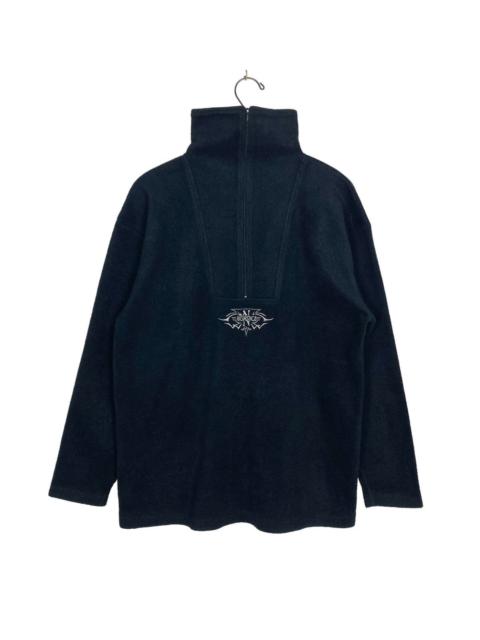 Other Designers Streetwear - Rare‼️ Vtg Nordica Fleece Half Zipper Embroidery Center Logo