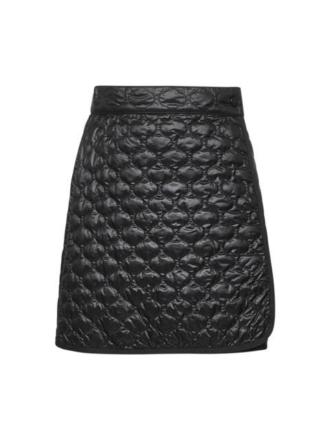 Moncler Black padded miniskirt
