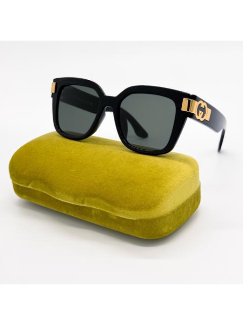 GUCCI NEW GUCCI GG1690SK 001 WOMEN SHINY BLACK SUNGLASSES