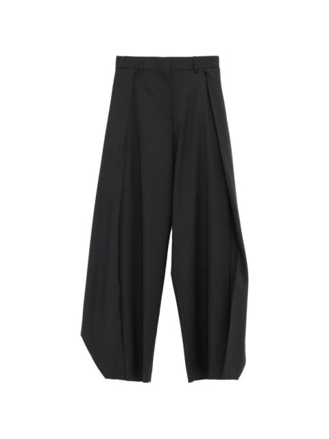 Loewe Loewe Women Wool Wide-Leg Trousers