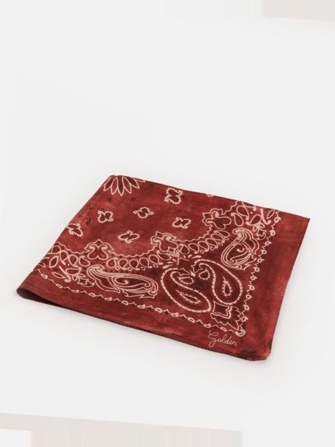 Golden Goose Golden foulard paisley print silk