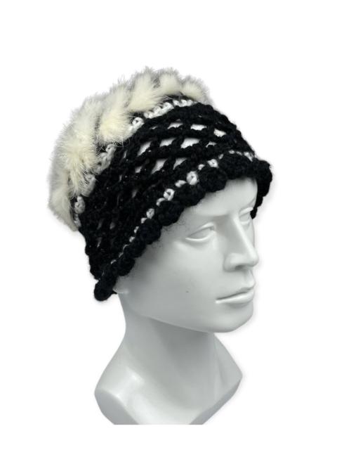Other Designers Japanese Brand - KNITTED HAT WITH FUR - HS4