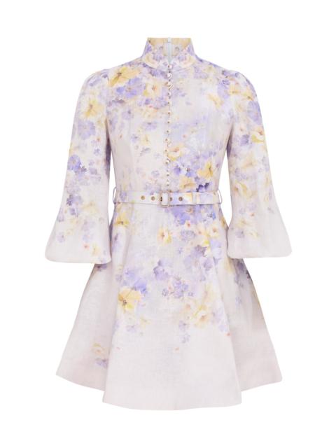 Zimmermann CRUSH BUTTONED MINI DRESS