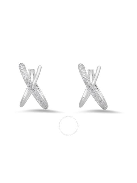 Kylie Harper - Kylie Harper Sterling Silver CZ Hummingbird Stud Earrings