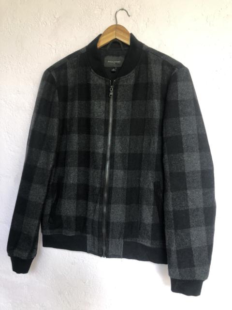 Other Designers Banana Republic plaid Check wool Bomber style jackets