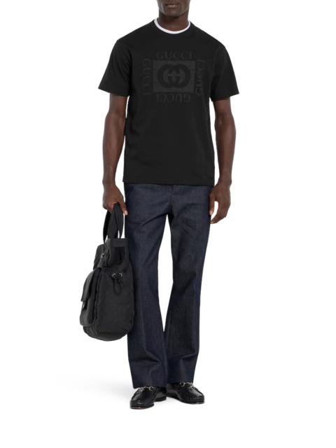 GUCCI COTTON JERSEY T-SHIRT WITH PRINT