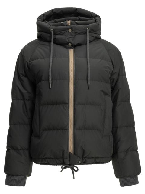 Brunello Cucinelli Brunello Cucinelli Taffeta Short Down Jacket Black