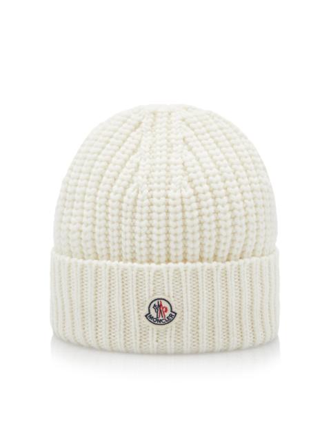 Moncler Knit Beanie white