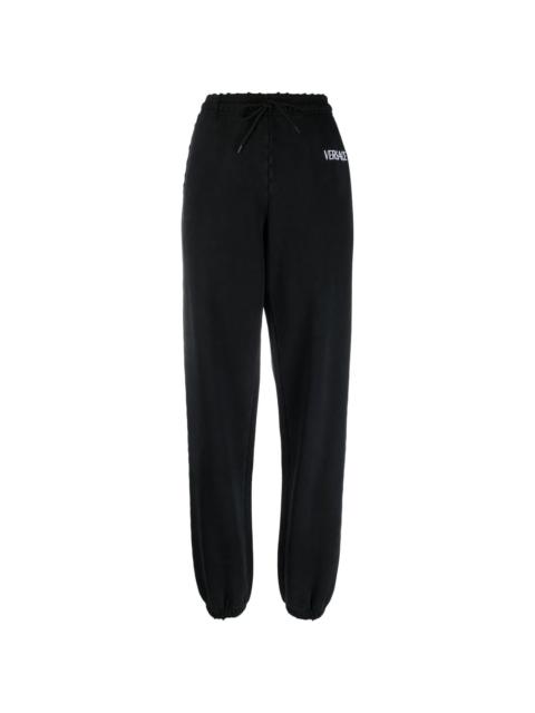 VERSACE logo-print track pants