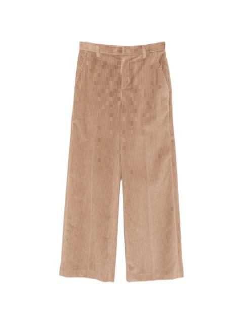 Brunello Cucinelli Brunello Cucinelli Women Velvet Wide-Leg Trousers