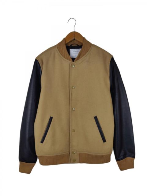 Other Designers Bomber Jacket - Browny Japan Plain Varsity s Streetwear
