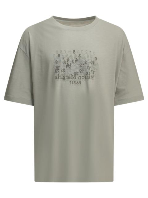 Maison Margiela Maison Margiela Numeric Crew-neck T-shirt Grey