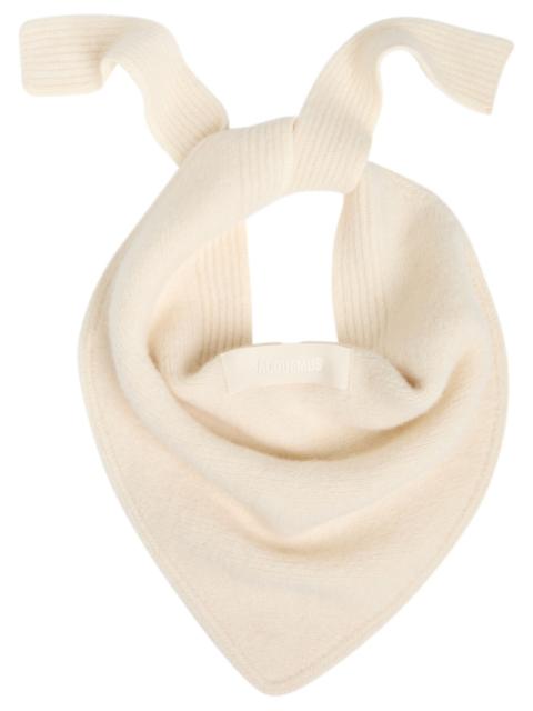 JACQUEMUS Jacquemus Le Chale Gros Grain Alpaca-blend Scarf