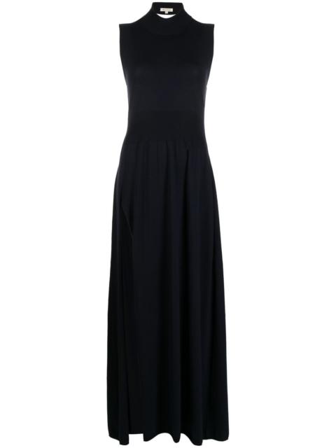 Meryll Rogge sleeveless open-back knit dress