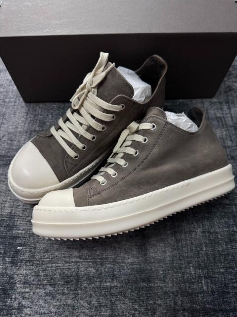 Rick Owens Rick Owens Brown Sheepskin Low Top Sneakers