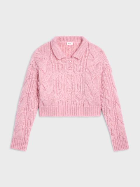 CELINE sweater IN aran mohair and wool