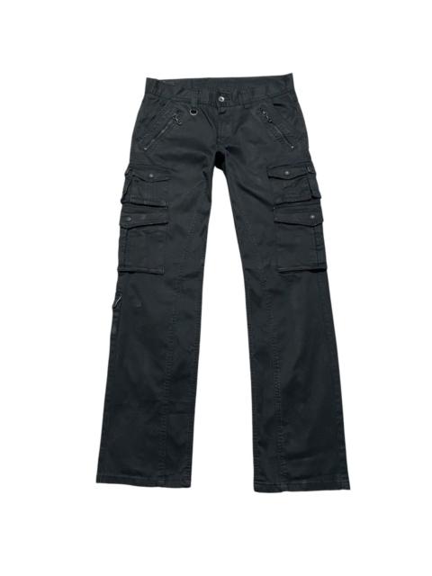 Other Designers Nicole Club - NCFM Black Multi Pocket Cargo pants