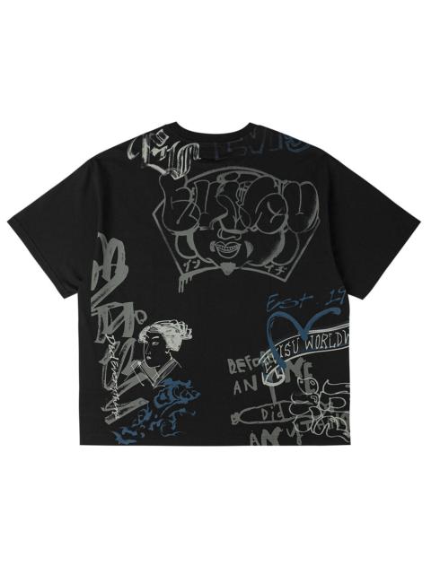 EVISU Allover EVISU Logo Graphic T-shirt