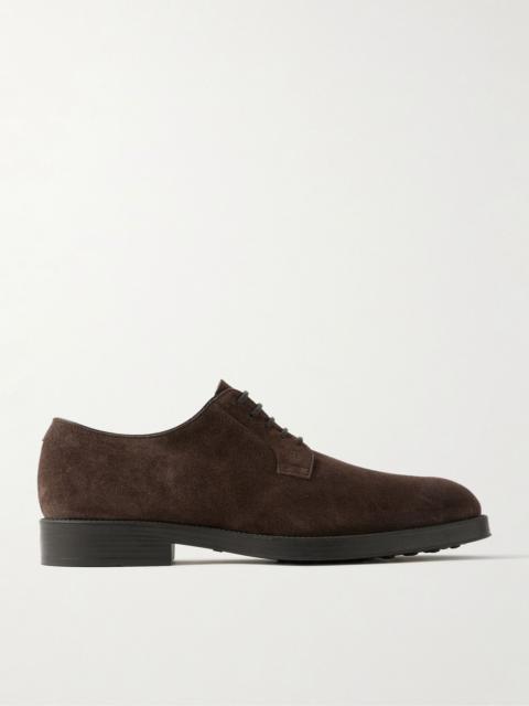 Tod's Suede Derby Shoes Dark brown