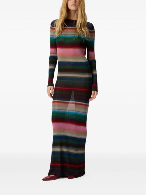 Missoni striped open-back maxi dress