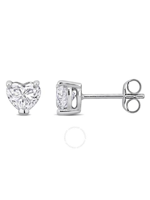 Other Designers Created Forever 1ct TW Heart-Cut Lab-Grown Diamond Stud Earrings in 14k White Gold