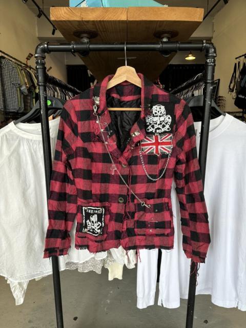 Other Designers Japanese Brand - Sex Pot Revenge Punk Chains Pins Riot Poem Blazer Jacket