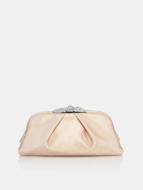 AQUAZZURA Very Bow Tie Crystal Clutch