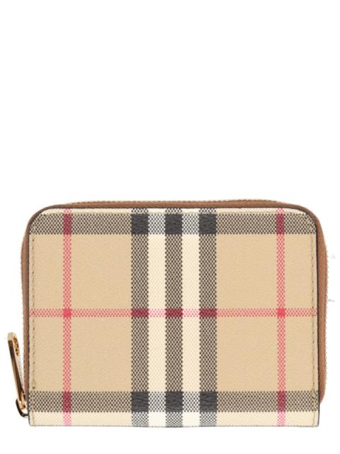 Burberry PORTAFOGLIO CHECK CON ZIP
